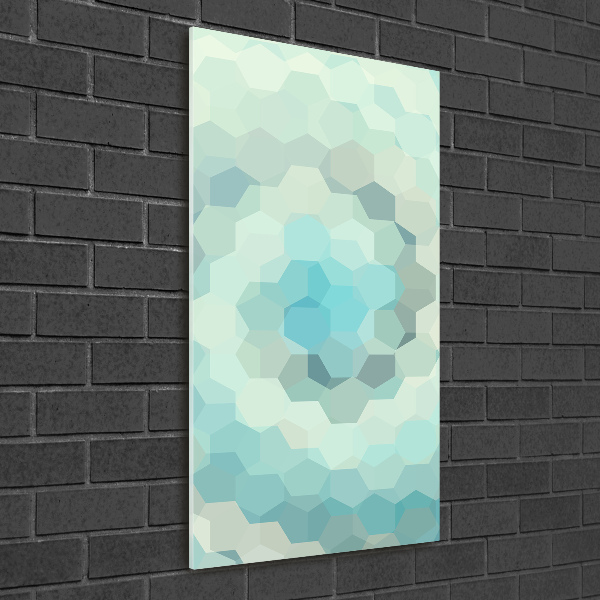 Verticale glasfoto Abstracte achtergrond