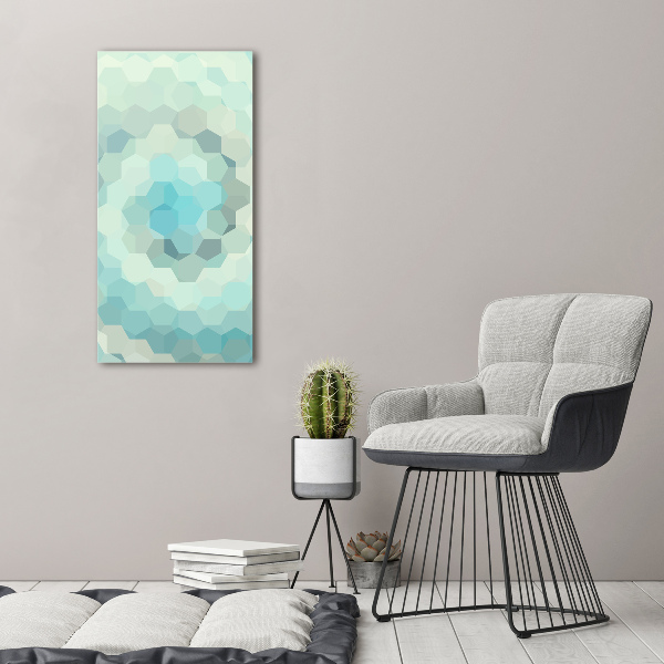 Verticale glasfoto Abstracte achtergrond