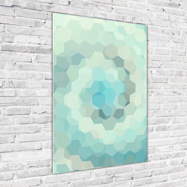 Verticale glasfoto Abstracte achtergrond