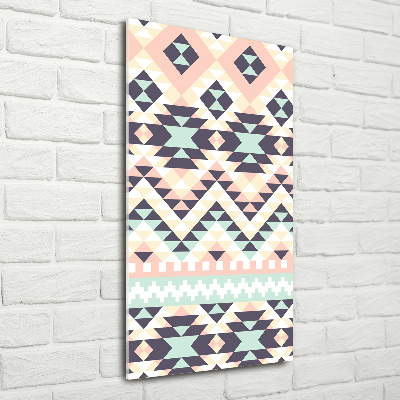 Foto obraz szkło hartowane pionowy Etniczne tło