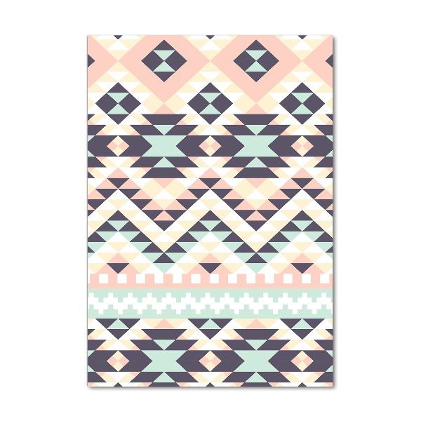 Verticaal glasschilderij Etnische achtergrond