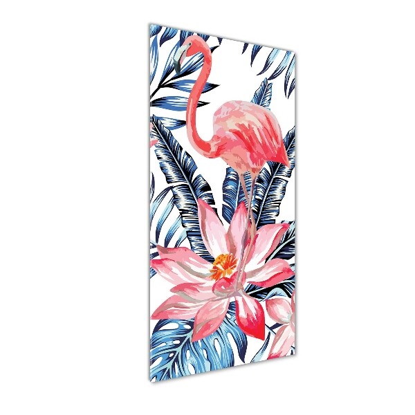 Verticale foto op glas Hawaiiaanse bloemen