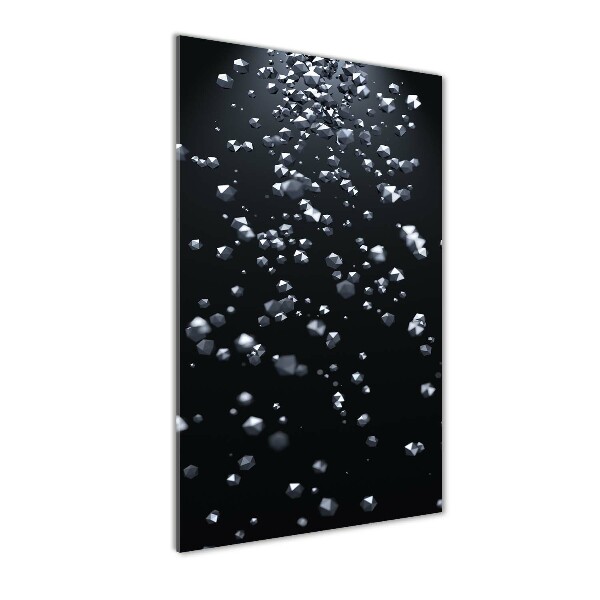 Foto obraz szkło hartowane pionowy Abstrakcja 3D