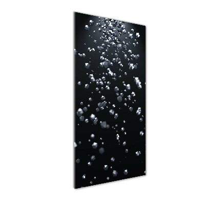 Verticale glasfoto 3D-abstractie