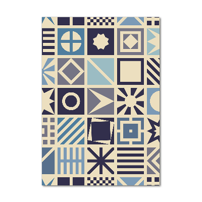 Foto obraz szklany pionowy Geometryczne tło