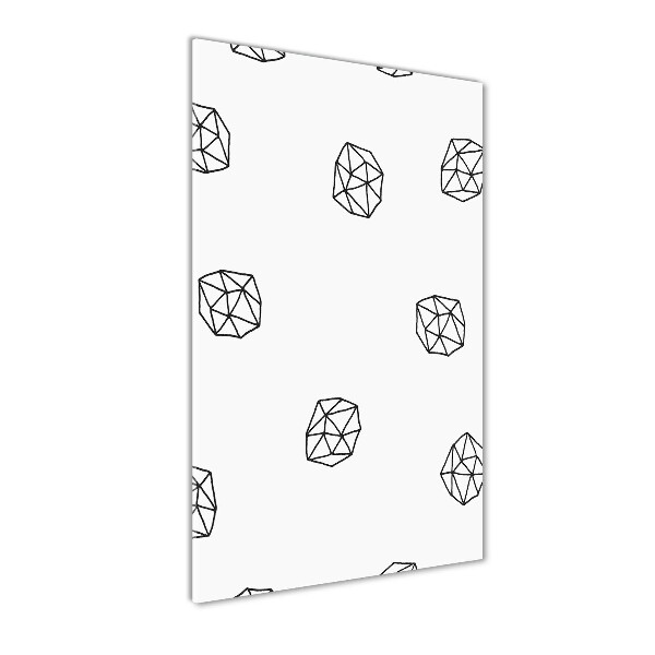 Verticale foto op glas Abstract patroon