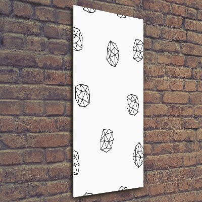 Verticale foto op glas Abstract patroon