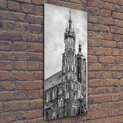 Verticaal glasschilderij Krakau, Polen