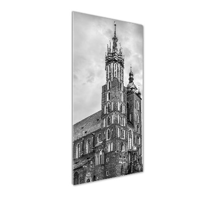 Verticaal glasschilderij Krakau, Polen