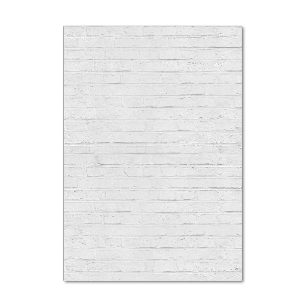 Verticaal glasschilderij Bakstenen muur