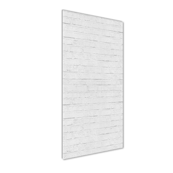 Verticaal glasschilderij Bakstenen muur
