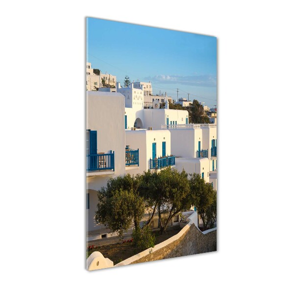 Verticale foto op glas Mykonos, Griekenland