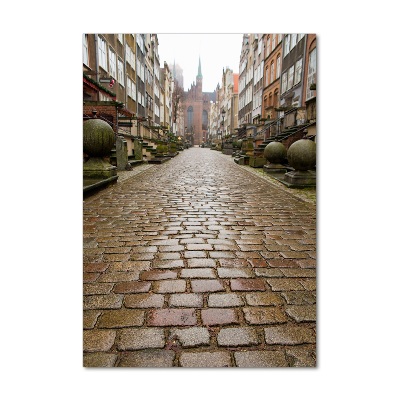 Verticale glasfoto Gdansk, Polen