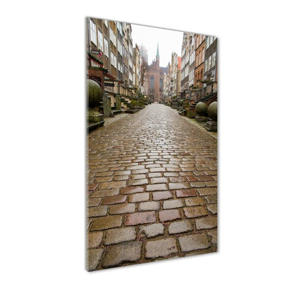 Verticale glasfoto Gdansk, Polen