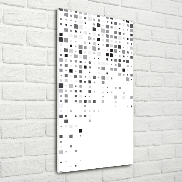 Verticale foto op glas Abstracte vierkanten