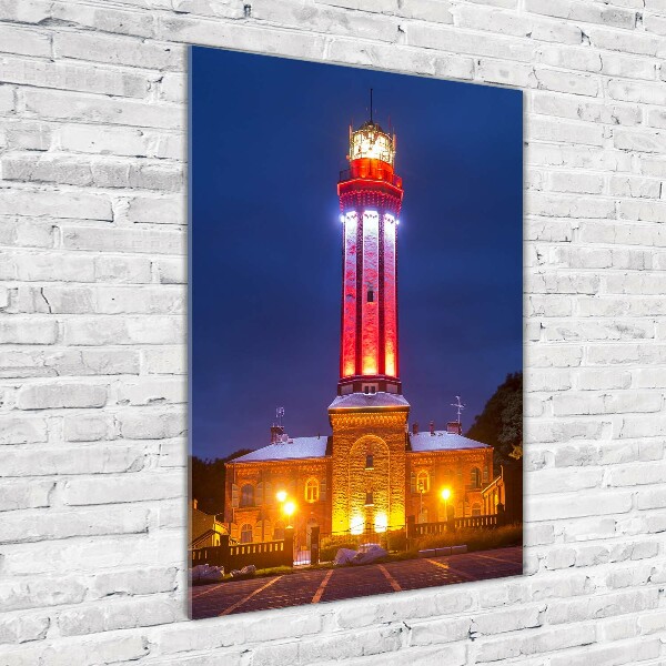 Verticale foto op glas Niechorze Polen