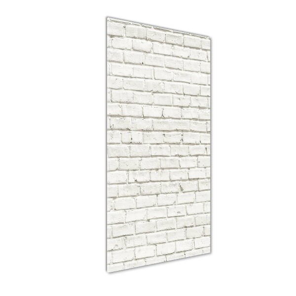 Verticale glasfoto Bakstenen muur