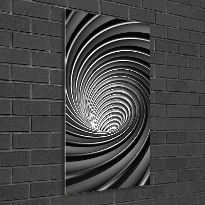 Verticale foto op glas Abstracte wervel