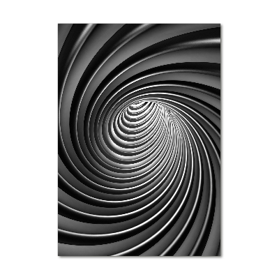 Verticale foto op glas Abstracte wervel