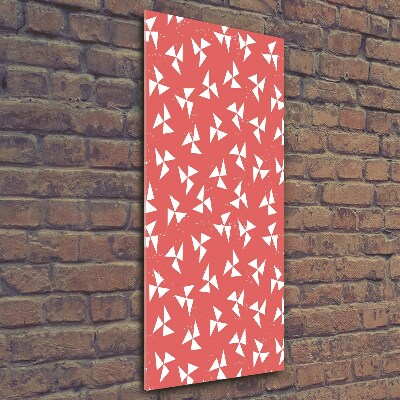 Verticaal glasschilderij Geometrische achtergrond