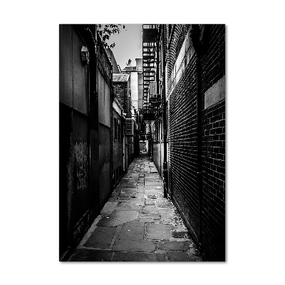 Verticale foto op glas Stadsstraten