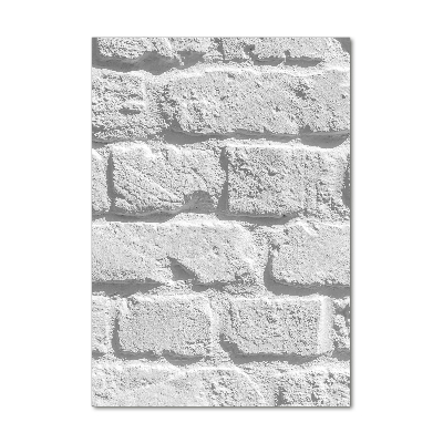 Verticale glasfoto Bakstenen muur