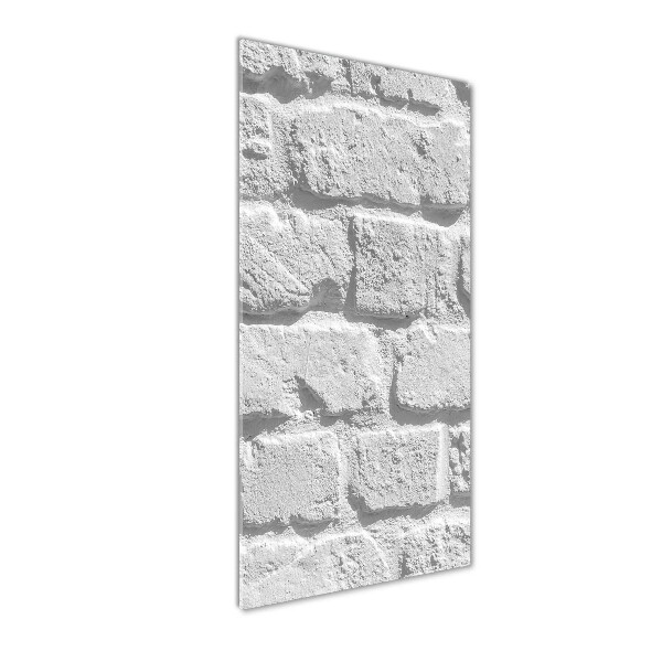 Verticale glasfoto Bakstenen muur