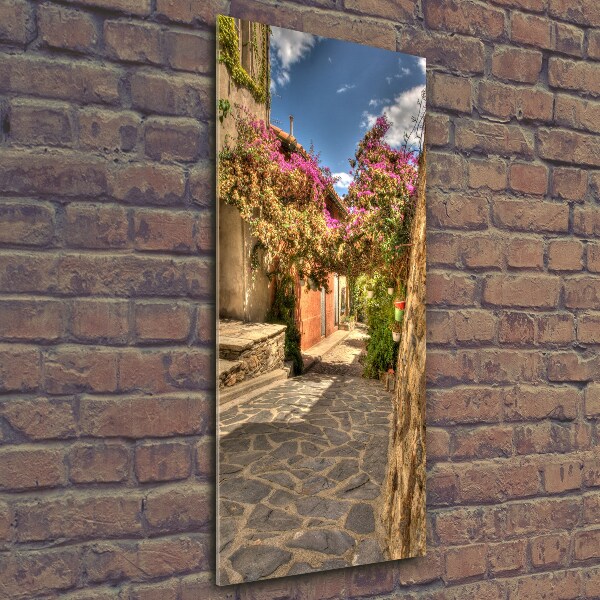 Verticale foto op glas Franse straten