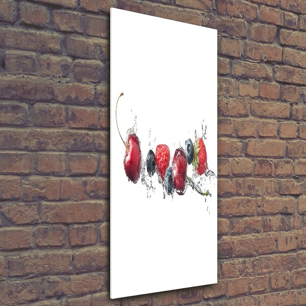 Verticale foto op glas Bosvruchten