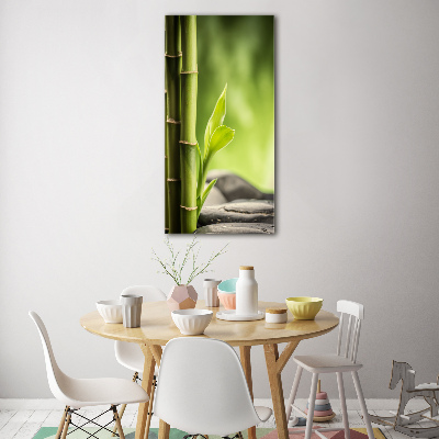 Verticale foto op glas Bamboe