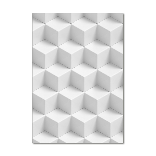 Verticale glasfoto 3D-abstractie