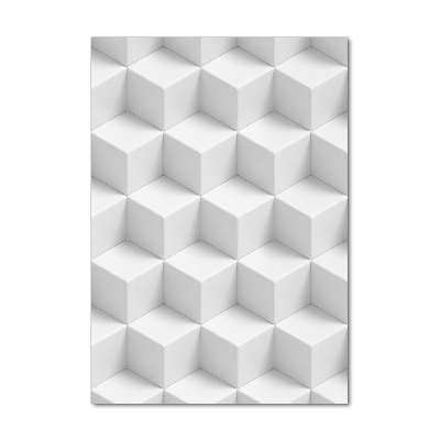 Verticale glasfoto 3D-abstractie