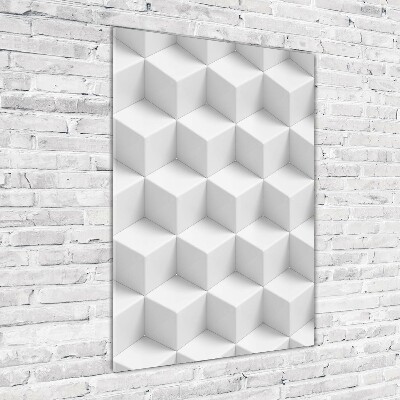 Verticale glasfoto 3D-abstractie