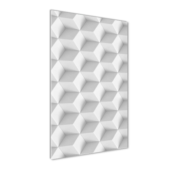 Verticale glasfoto 3D-abstractie