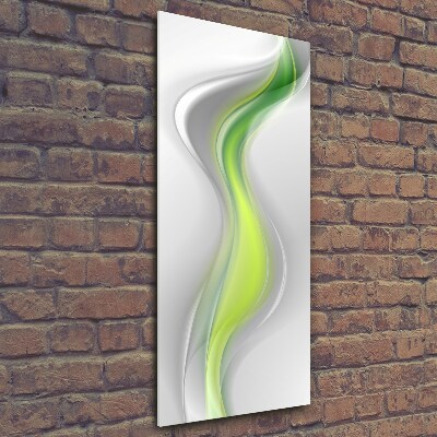 Verticale foto op glas Abstracte golven