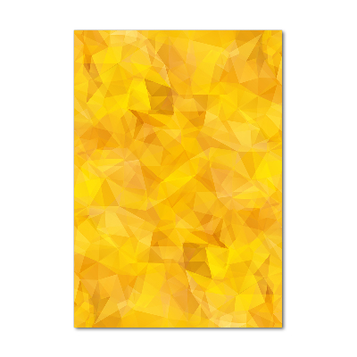 Foto obraz na szkle pionowy Abstrakcja trójkąty