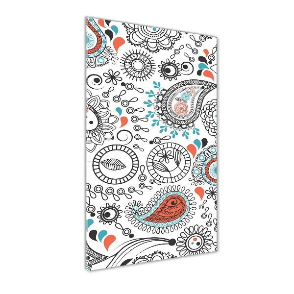 Verticale foto op glas Ornamenten