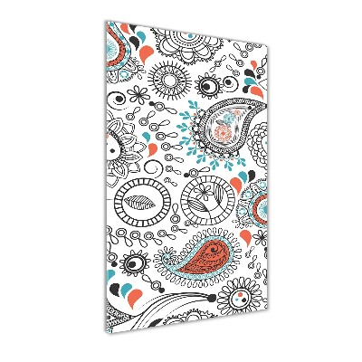 Verticale foto op glas Ornamenten