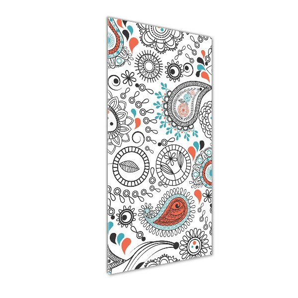 Verticale foto op glas Ornamenten