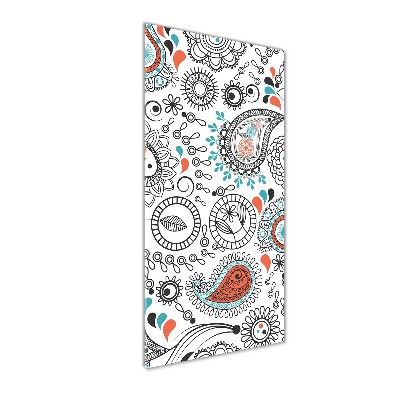 Verticale foto op glas Ornamenten