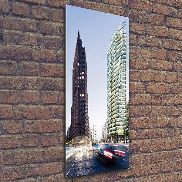 Verticale glasfoto Wolkenkrabbers