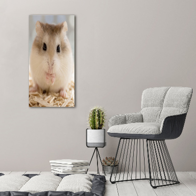 Verticale foto op glas Hamster