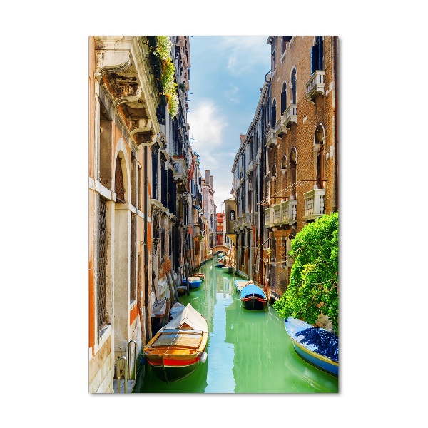 Verticaal glasschilderij Venetië, Italië