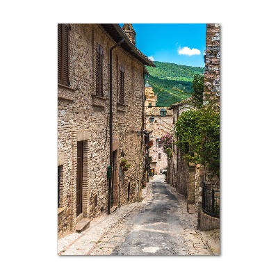 Foto obraz szklany pionowy Urokliwa uliczka