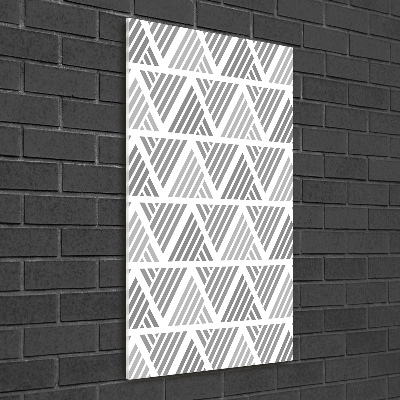 Foto obraz szklany pionowy Geometryczne tło