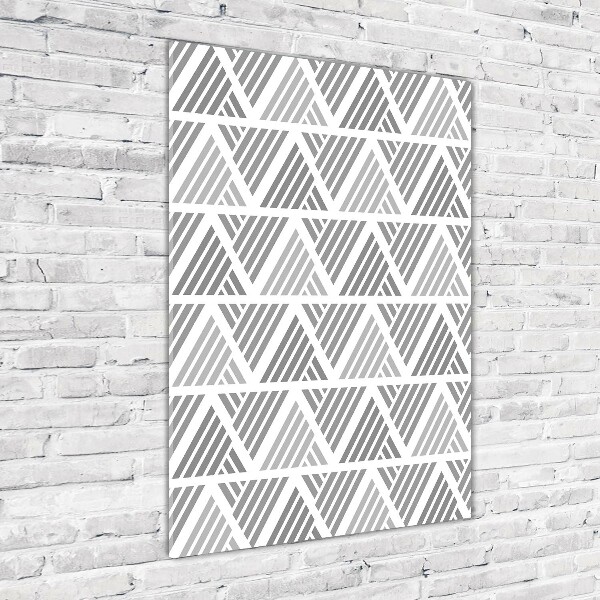 Verticale glasfoto Geometrische achtergrond