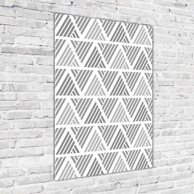 Verticale glasfoto Geometrische achtergrond