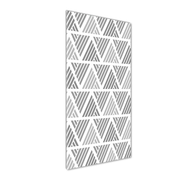 Verticale glasfoto Geometrische achtergrond