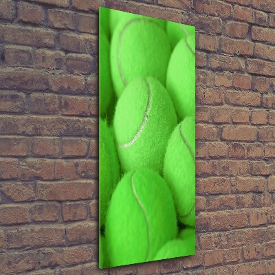 Foto obraz na szkle pionowy Piłeczki tenisowe