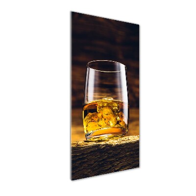 Verticale glasfoto Bourbon in een glas